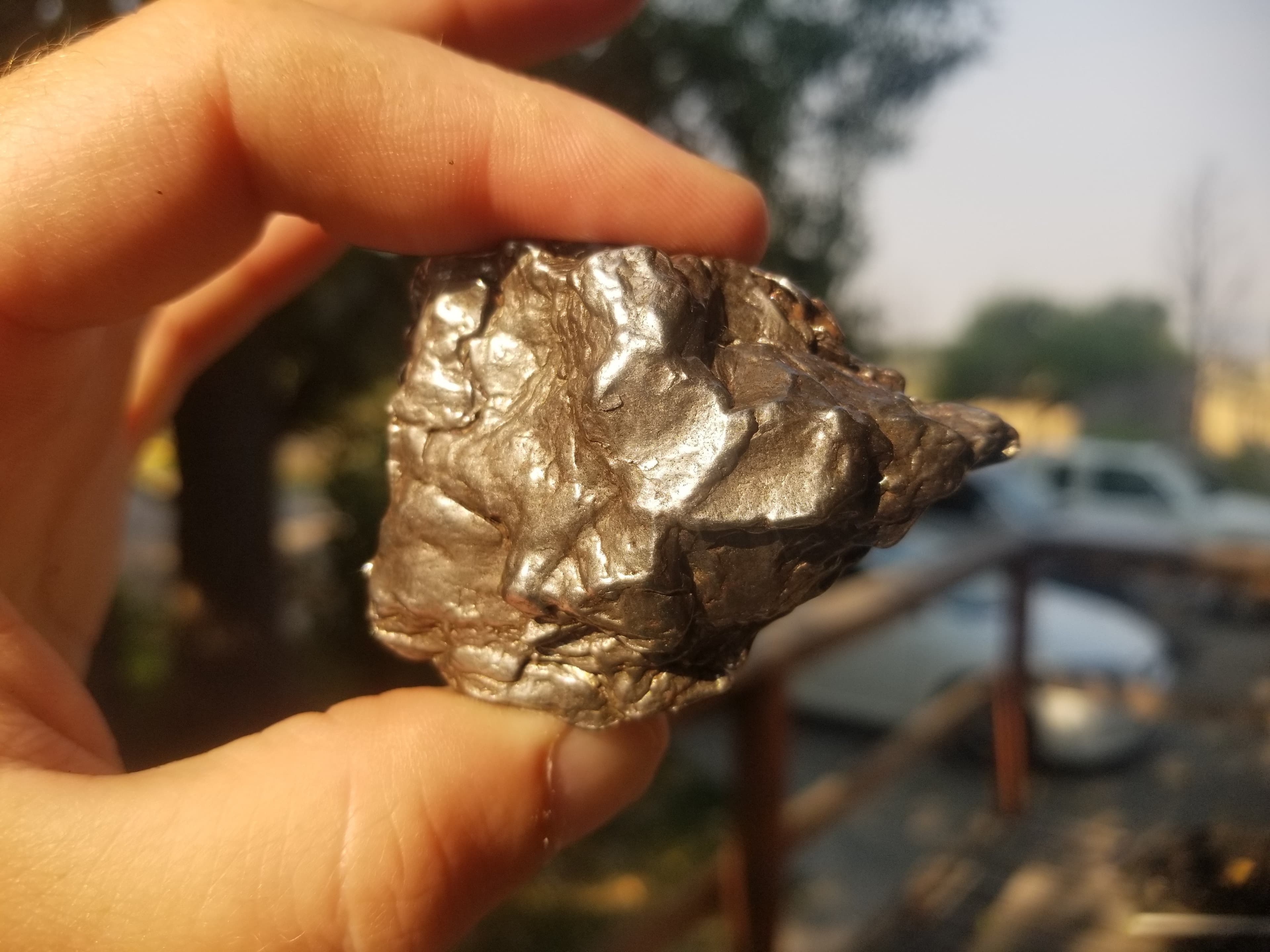 Beautiful Campo del Cielo Meteorite Specimen Natural 107g Argentina Renowned Widmanstätten Pattern