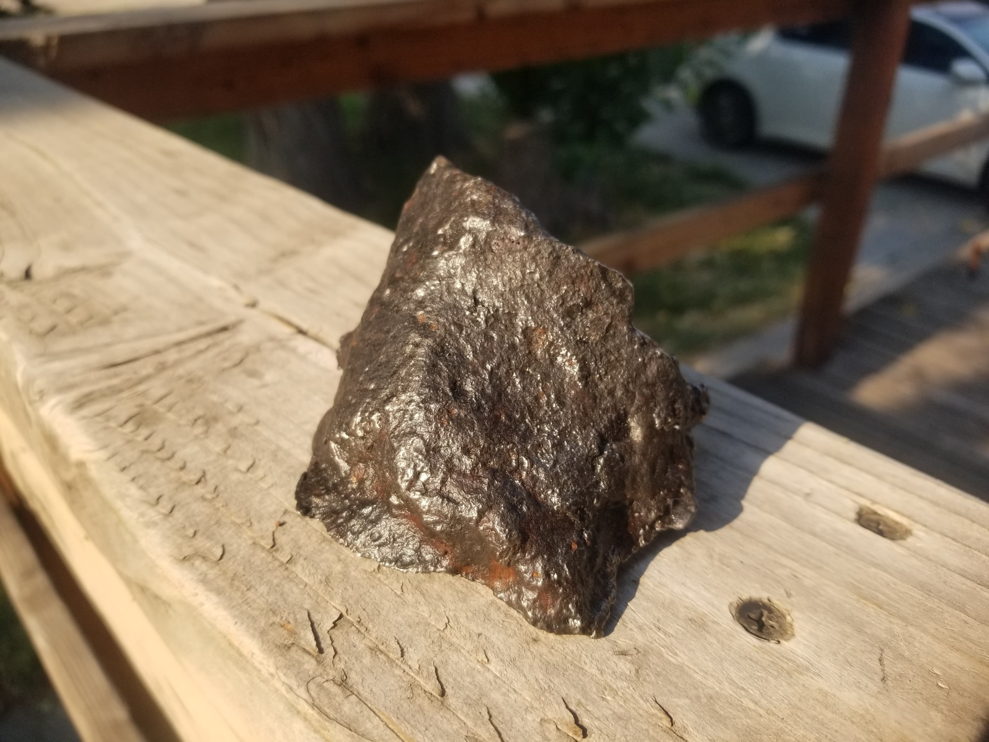 Beautiful Famous Large Nantan Meteorite Specimen796g China 1958 Guangxi Region