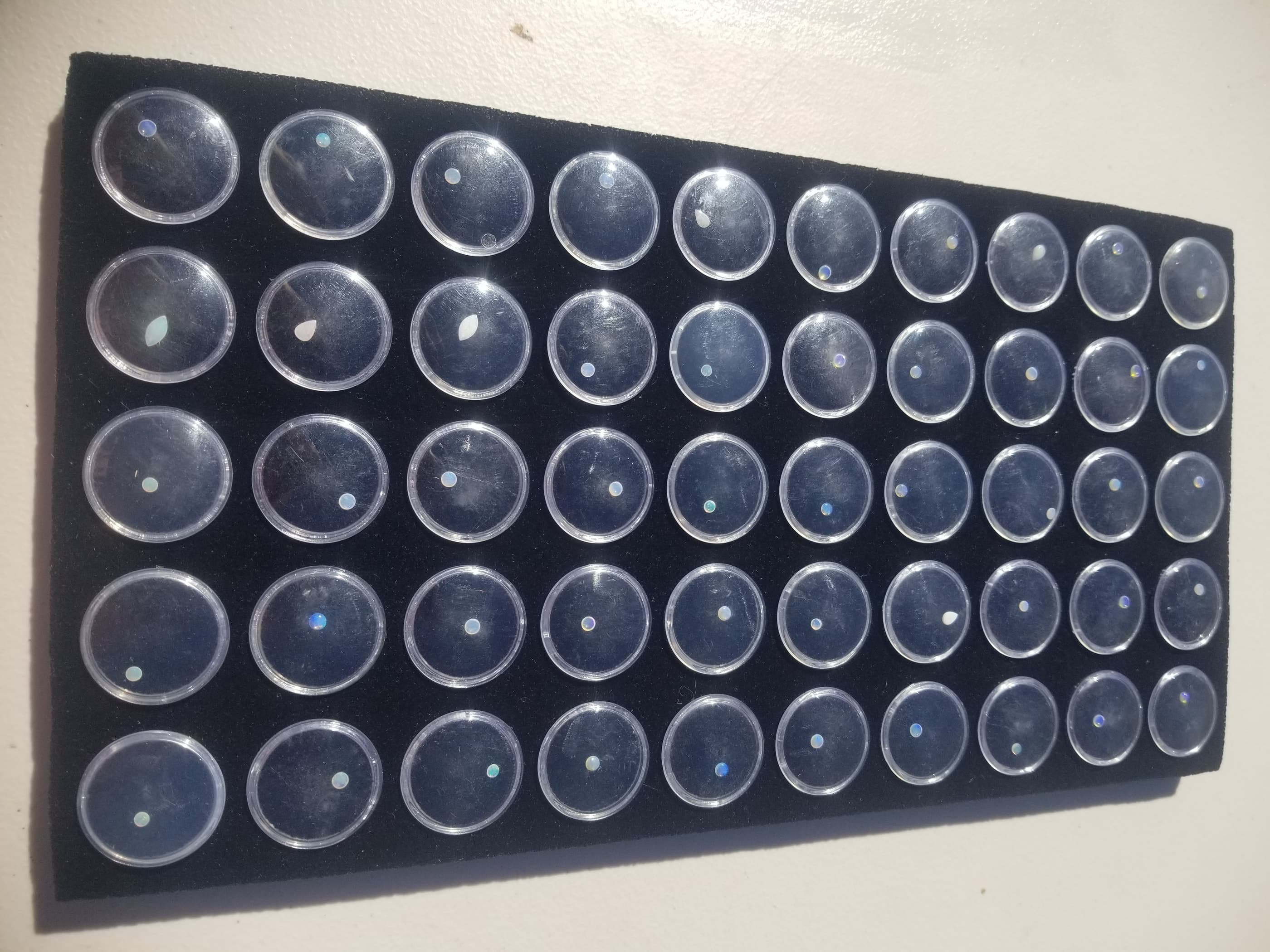 *Wholesale - 50 Pc Australian Opal Small Cabochons Mixed Lot - Individually Cased