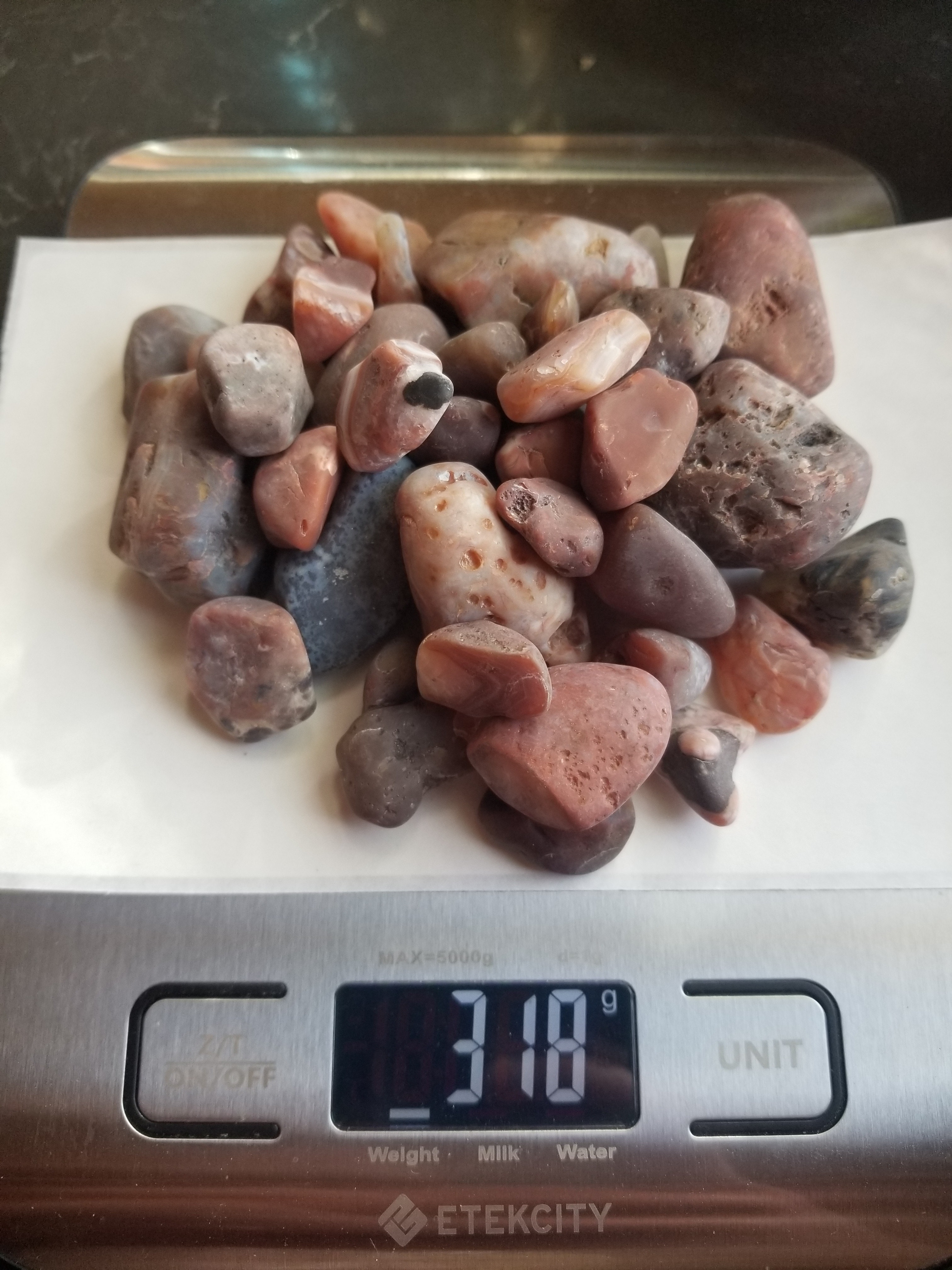 Beautiful Natural Lake Superior Agate Lot Sale Old Collection 318g Over 1 Billion Yrs Old